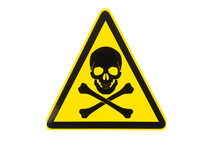 Danger Sign On Isolated Background