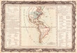 © PicturePast - 1760, Desnos and De La Tour Map of North America and South America
