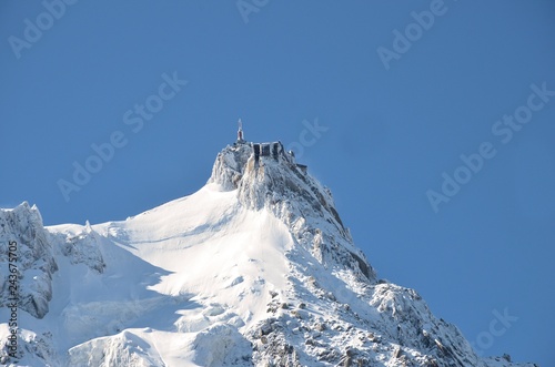 Cuadros en Lienzo Observatoire du Pic de l'Aiguille du Midi, Alpes, Savoie
