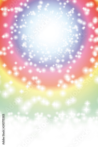 Background Wallpaper Vector Illustration Design Free Free Size Charge Free Colorful Color Rainbow Show Business Entertainment Party Image 背景素材 キラキラ 輝き 光 明るい 無料 星空 メルヘン ファンタジー 幻想的 神秘的なイメージ Buy This