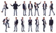 © ASDF - collage of photos of a successful modern man