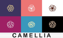 Eps Vector Image: Logo Material Camellia