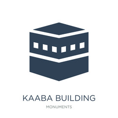 Canvas Print - kaaba building icon vector on white background, kaaba building t