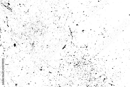 Fotomural Black and white grunge urban texture vector with copy space