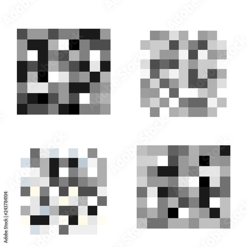 Set Of Pixel Censored Signs Black Censor Bar Buy This Stock Vector And Explore Similar Vectors At Adobe Stock Adobe Stock