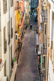 Fototapeta Na drzwi - The Streets of the old city of Plasencia, and historic and amazing spanish town with a good representation of gothic and roman architecture. Its narrow streets make it a wonderful and fantasy scenery
