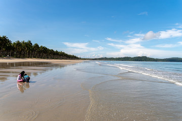 Wall Mural - Philippines - Beautiful Landscape at San Vincente Long Beach, Palawan