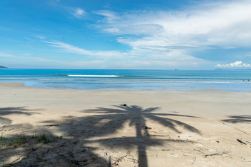 Canvas Print - Philippines - Beautiful Landscape at San Vincente Long Beach, Palawan