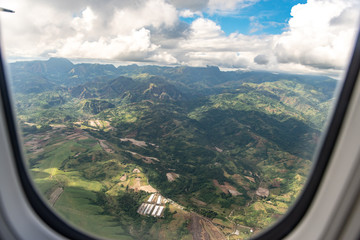 Wall Mural - Philippines - Beautiful Philippines landscape from Airplane