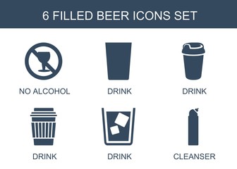 Poster - beer icons