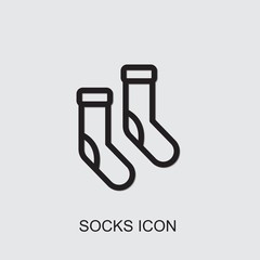 Poster - socks icon