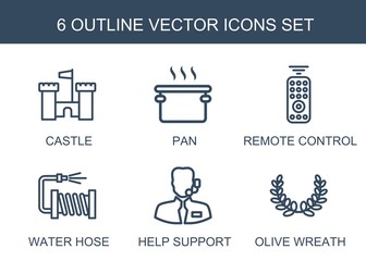 Poster - 6 vector icons