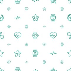 Poster - rate icons pattern seamless white background
