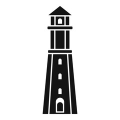 Canvas Print - Radar lighthouse icon. Simple illustration of radar lighthouse vector icon for web design isolated on white background