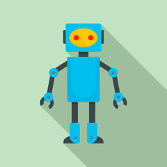 Poster - robot toy icon. flat illustration of robot toy vector icon for web design