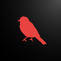 Poster - bird logo icon