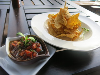 Sticker - Nachos on table