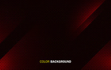 Red Abstract Geometric Background. Dynamic Light Shape Concept.
