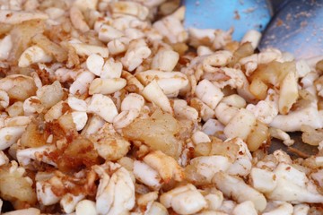 Poster - Fried squid at street food