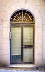 Canvas Print - old store front