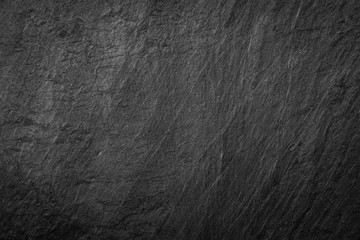 Wall Mural - Dark grey and black slate background or texture