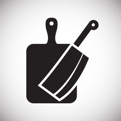 Poster - Cleaver icon on white background for graphic and web design, Modern simple vector sign. Internet concept. Trendy symbol for website design web button or mobile app