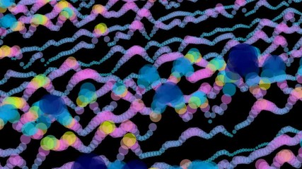 Poster - Modern beautiful holographic background in 80