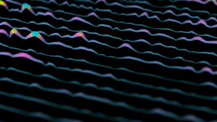 Poster - Lines transmit rhythm. Depth of field.