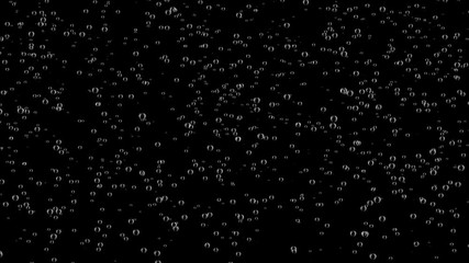 Poster - Abstract background with shining bokeh sparkles. Smooth animation wth a central place for your logo\text.
