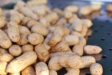 Wall Mural - Boiled peanuts at street food