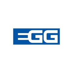 Canvas Print - letter e and g vector logo.