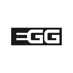 Canvas Print - letter e and g vector logo.