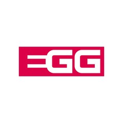 Canvas Print - letter e and g vector logo.