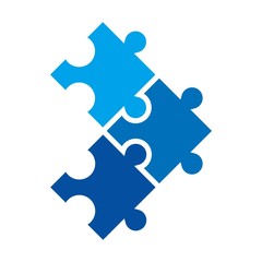 Poster - Puzzle vector logo.