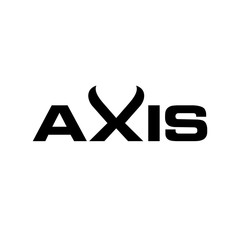 Wall Mural - axis vector logotype. logo.