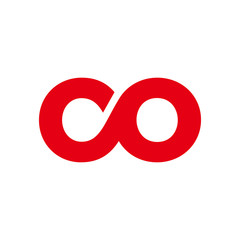 Wall Mural - letter c and o vector logo.