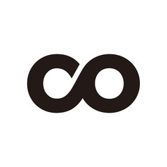 Wall Mural - letter c and o vector logo.