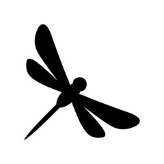 Wall Mural - dragonfly vector logo.