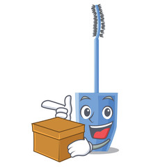 Sticker - With box mascara brush in the cartoon shape