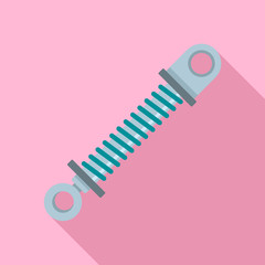 Poster - Car shock absorber icon. Flat illustration of car shock absorber vector icon for web design