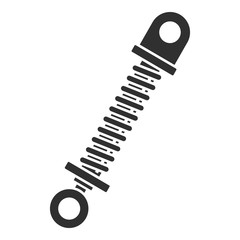 Poster - Car shock absorber icon. Simple illustration of car shock absorber vector icon for web design isolated on white background