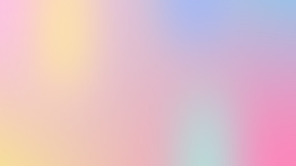 Wall Mural - abstract kawaii pastel soft colorful smooth blurred textured background off focus toned in pink colo