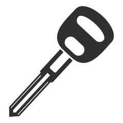 Poster - Car door key icon. Simple illustration of car door key vector icon for web design isolated on white background