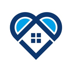 Wall Mural - home and roof vector logo.