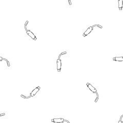 Poster - Welding head icon. Outline illustration of welding head vector icon for web design isolated on white background