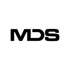 Wall Mural - letter m d s vector logo