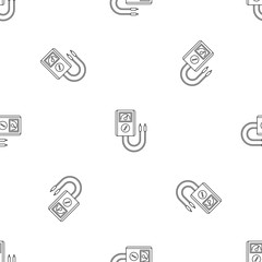 Poster - Voltage device tool icon. Outline illustration of voltage device tool vector icon for web design isolated on white background