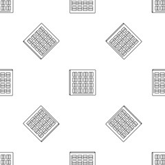 Poster - Solar battery cell icon. Outline illustration of solar battery cell vector icon for web design isolated on white background