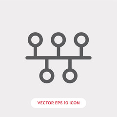 Poster - chart icon vector