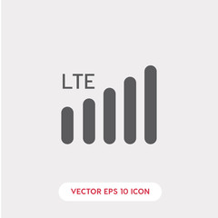 Poster - lte internet  icon vector